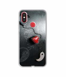 Amazon Brand - Solimo Designer Chinnese Yin and Yang UV Printed Soft Back Case Mobile Cover for Mi A2