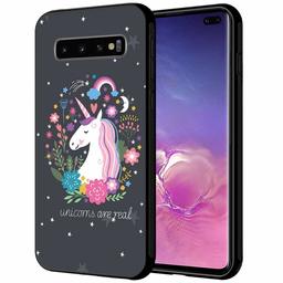 Amazon Brand - Solimo Designer Unicorn Printed Hard Back Case Mobile Cover for Samsung Galaxy S10 Plus (D1249)