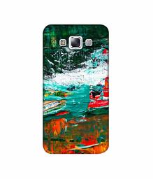 Amazon Brand - Solimo Designer Multicolor Glass Color 3D Printed Hard Back Case Mobile Cover for Samsung Galaxy E7