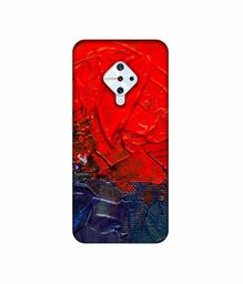 Amazon Brand - Solimo Designer Red Wax Color 3D Printed Hard Back Case Mobile Cover for Vivo S1 Pro