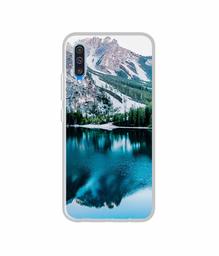 Amazon Brand - Solimo Designer Lake Mountain UV Printed Soft Back Case Mobile Cover for Samsung Galaxy A50