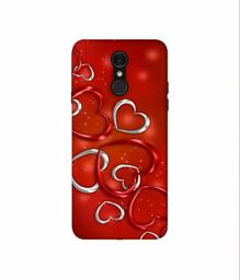 Amazon Brand - Solimo Designer Hearts 3D Printed Hard Back Case Mobile Cover for LG Q7