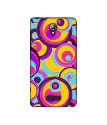 Amazon Brand - Solimo Designer Multicolor Circle 3D Printed Hard Back Case Mobile Cover for Micromax Canvas Pace 4G Q416