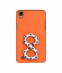 Amazon Brand - Solimo Designer Number Eight 3D Printed Hard Back Case Mobile Cover for LG X Power