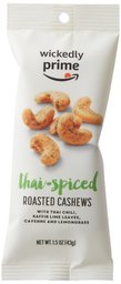 Wickedly Prime Roasted Cashews, Thai-Spiced, 1.5 Ounce (Pack of 15)