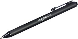 AmazonBasics, Bolígrafo de Punta Retráctil, Negro