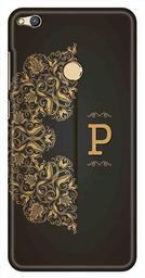 Amazon Brand - Solimo Designer Black Pattern Alphabet-P 3D Printed Hard Back Case Mobile Cover for Huawei Honor 8 Lite