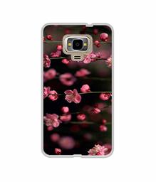 Amazon Brand - Solimo Designer Pink Flowers UV Printed Soft Back Case Mobile Cover for Samsung Z4