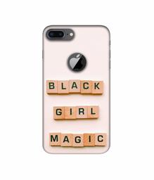 Amazon Brand - Solimo Designer Black Girl Magic 3D Printed Hard Back Case Mobile Cover for Apple iPhone 8 Plus (with Logo Cut)