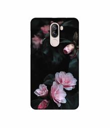 Amazon Brand - Solimo Designer Dark Flowers Photography UV Printed Soft Back Case Mobile Cover for iVooMi i1