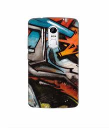 Amazon Brand - Solimo Designer Painting Texture 3D Printed Hard Back Case Mobile Cover for Lenovo Vibe X3