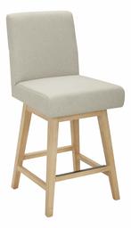 Amazon Brand – Stone & Beam Sophia Modern Swivel Kitchen Counter Height Stool, 39.4