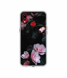 Amazon Brand - Solimo Designer Dark Flowers Photography UV Printed Soft Back Case Mobile Cover for Samsung Galaxy A10s