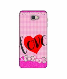 Amazon Brand - Solimo Designer Love Print On Cloth Pattern 3D Printed Hard Back Case Mobile Cover for Samsung Galaxy J5 Prime