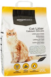 AmazonBasics – Calcium Silica Cat Litter, 20 Litre