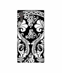 Amazon Brand - Solimo Designer Round White Rangoli 3D Printed Hard Back Case Mobile Cover for Sony Xperia XZ Dual