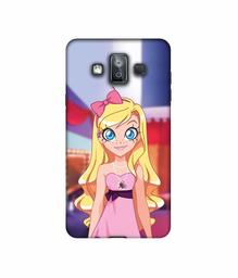 Amazon Brand - Solimo Designer Small Princess Vector 3D Printed Hard Back Case Mobile Cover for Samsung Galaxy J7 Duo