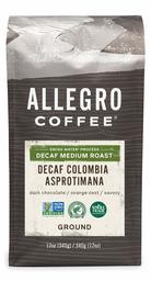 Allegro Coffee Decaf Columbia Ground Coffee, 12 oz