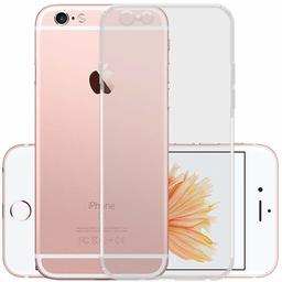 Amazon Brand - Solimo Anti Dust Plug Mobile Cover (Soft & Flexible Back case), for Apple iPhone 6 / 6S (Transparent)