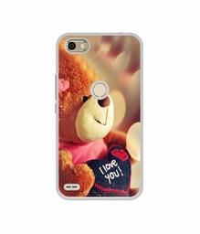 Amazon Brand - Solimo Designer Teddy Bear UV Printed Soft Back Case Mobile Cover for Itel S21