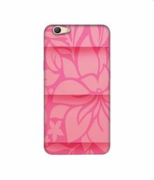 Amazon Brand - Solimo Designer Pink Flower Banch Print On Cloth 3D Printed Hard Back Case Mobile Cover for Oppo F1s