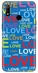 Amazon Brand - Solimo Designer Love Pattern Design 3D Printed Hard Back Case Mobile Cover for Realme 3 / Realme 3i