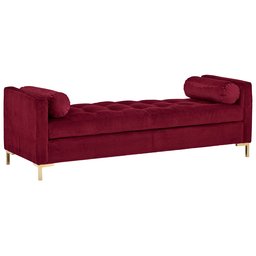 Amazon Brand – Rivet Uptown Mid-Century Velvet Tufted Customizable Daybed Sofa, 78