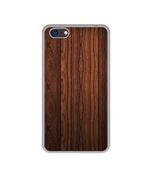 Amazon Brand - Solimo Designer Wooden Texture UV Printed Soft Back Case Mobile Cover for Oppo A71