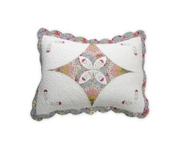 Pike Street Nancy 100-Percent Cotton Pieced Standard Pillow Sham