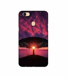 Amazon Brand - Solimo Designer Nature Digital Painting 3D Printed Hard Back Case Mobile Cover for Oppo F5