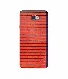 Amazon Brand - Solimo Designer Red and Purple Brick 3D Printed Hard Back Case Mobile Cover for Samsung Galaxy J5 Prime