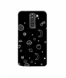 Amazon Brand - Solimo Designer Solar System 3D Printed Hard Back Case Mobile Cover for LG K7