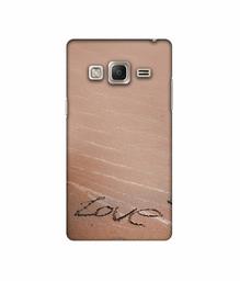 Amazon Brand - Solimo Designer Love 3D Printed Hard Back Case Mobile Cover for Samsung Z3