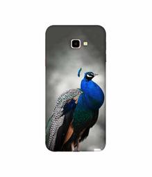 Amazon Brand - Solimo Designer Peacock 3D Printed Hard Back Case Mobile Cover for Samsung Galaxy J4 Plus