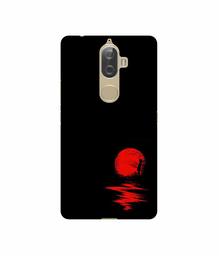 Amazon Brand - Solimo Designer Red Moon UV Printed Soft Back Case Mobile Cover for Lenovo K8 Plus