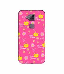 Amazon Brand - Solimo Designer Little Princess Pattern 3D Printed Hard Back Case Mobile Cover for Huawei G8