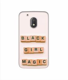 Amazon Brand - Solimo Designer Black Girl Magic 3D Printed Hard Back Case Mobile Cover for Motorola Moto G4 Play