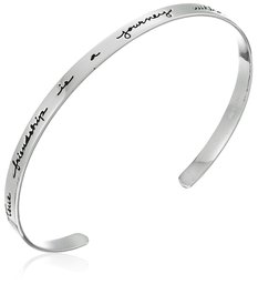 Sterling Silver True Friendship Cuff Bracelet, 7