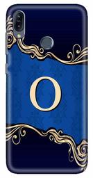 Amazon Brand - Solimo Designer Blue Pattern Alphabet-O 3D Printed Hard Back Case Mobile Cover for Asus Zenfone Max M2