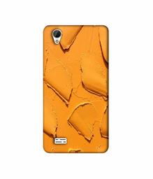 Amazon Brand - Solimo Designer Yellow Texture Wall 3D Printed Hard Back Case Mobile Cover for Vivo Y31