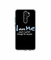 Amazon Brand - Solimo Designer Quotes UV Printed Soft Back Case Mobile Cover for Mi Redmi Note 8 Pro