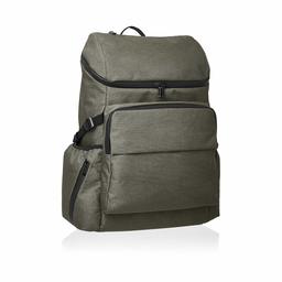 AmazonBasics Canvas Backpack for Laptops up to 38 cm (15 inches), Green