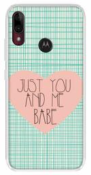 Amazon Brand - Solimo Designer Multicolor Love Quote Design Printed Soft Back Case Mobile Cover for Motorola Moto E6s / Motorola Moto E6 Plus