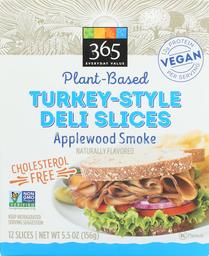 365 Everyday Value, Plant-Based Deli Slices Hickory Smoked, 5.5 Ounce