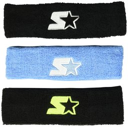 Starter Adult Unisex 3-Pack Headband, Amazon Exclusive