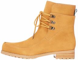 find. Botas de cordões para mulher, castanho (Tan), 36 EU