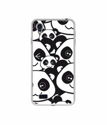 Amazon Brand - Solimo Designer Panda Texture UV Printed Soft Back Case Mobile Cover for Vivo Y11