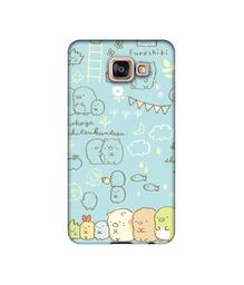 Amazon Brand - Solimo Designer Random UV Printed Soft Back Case Mobile Cover for Samsung Galaxy A7 (2016)