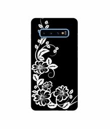 Amazon Brand - Solimo Designer Flower 3D Printed Hard Back Case Mobile Cover for Samsung Galaxy S10 Plus