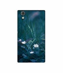 Amazon Brand - Solimo Designer White Flower UV Printed Soft Back Case Mobile Cover for Sony Xperia R1 Plus